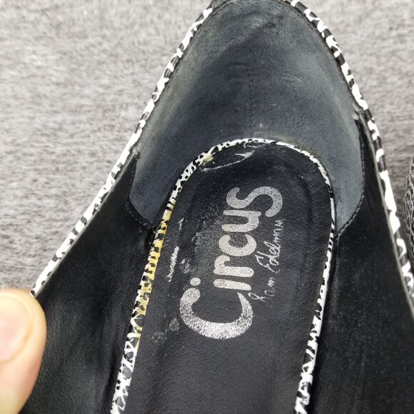 ✅Circus By Sam Edelman Ellissa Ballet Flats Women's 10M Black & White Pattern - Picture 5 of 12
